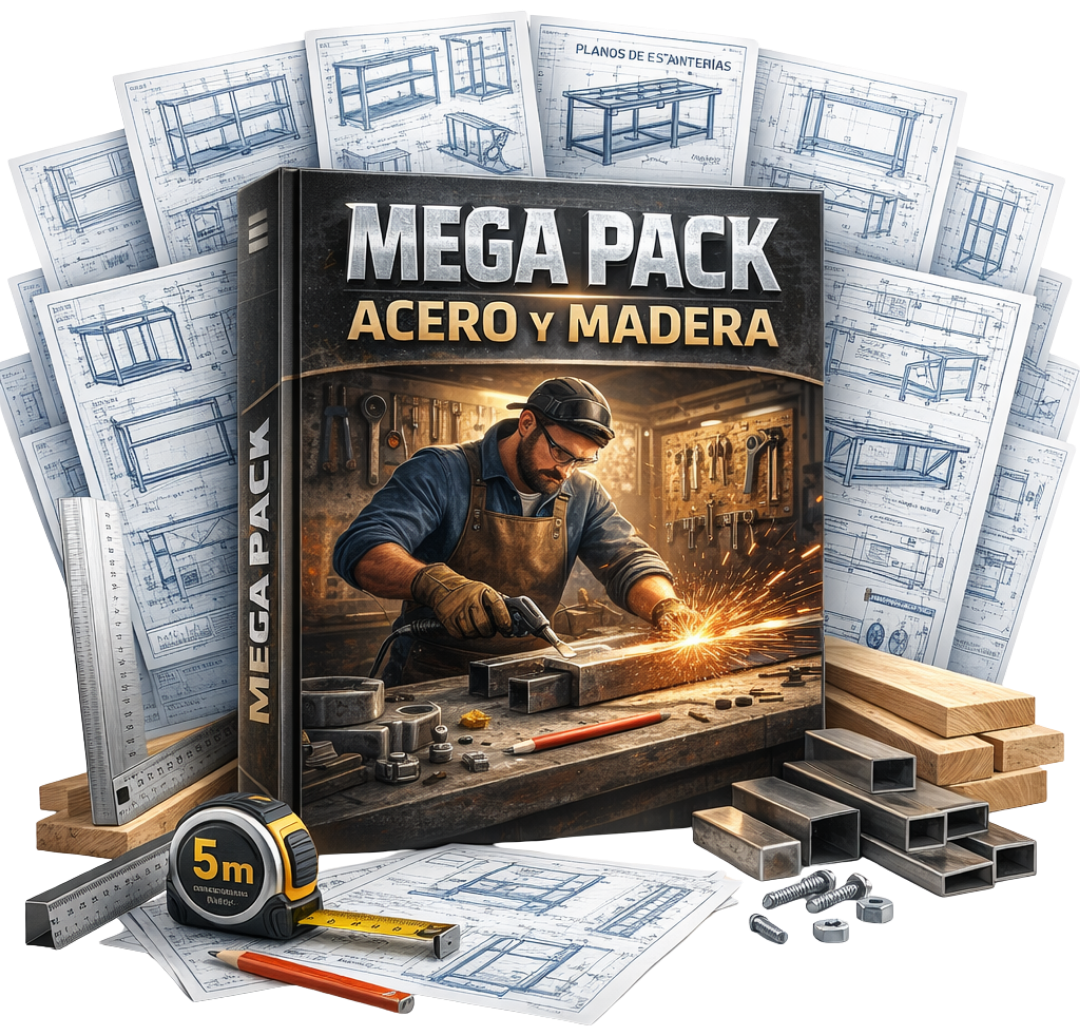 MEGA PACK ACERO Y MADERA