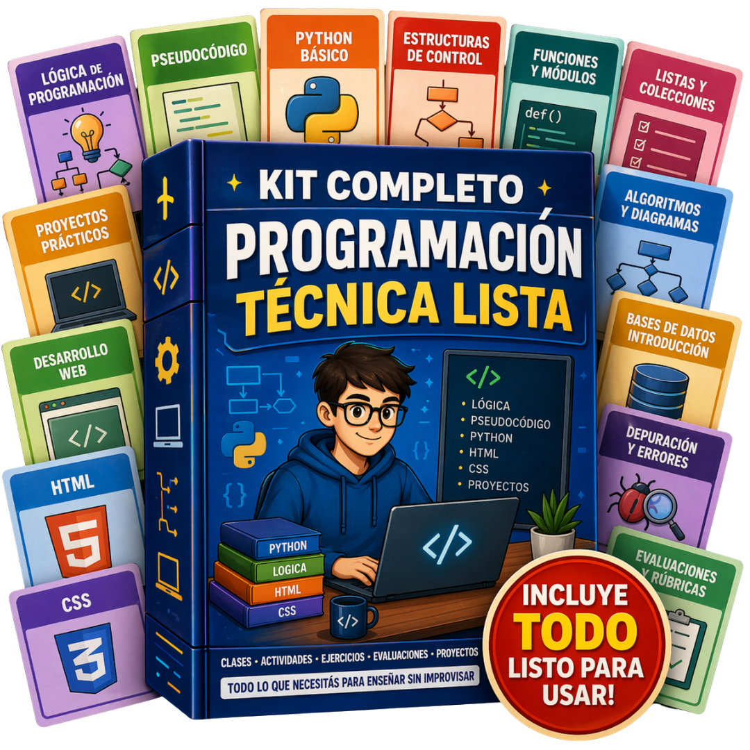 kit completo programación técnica lista